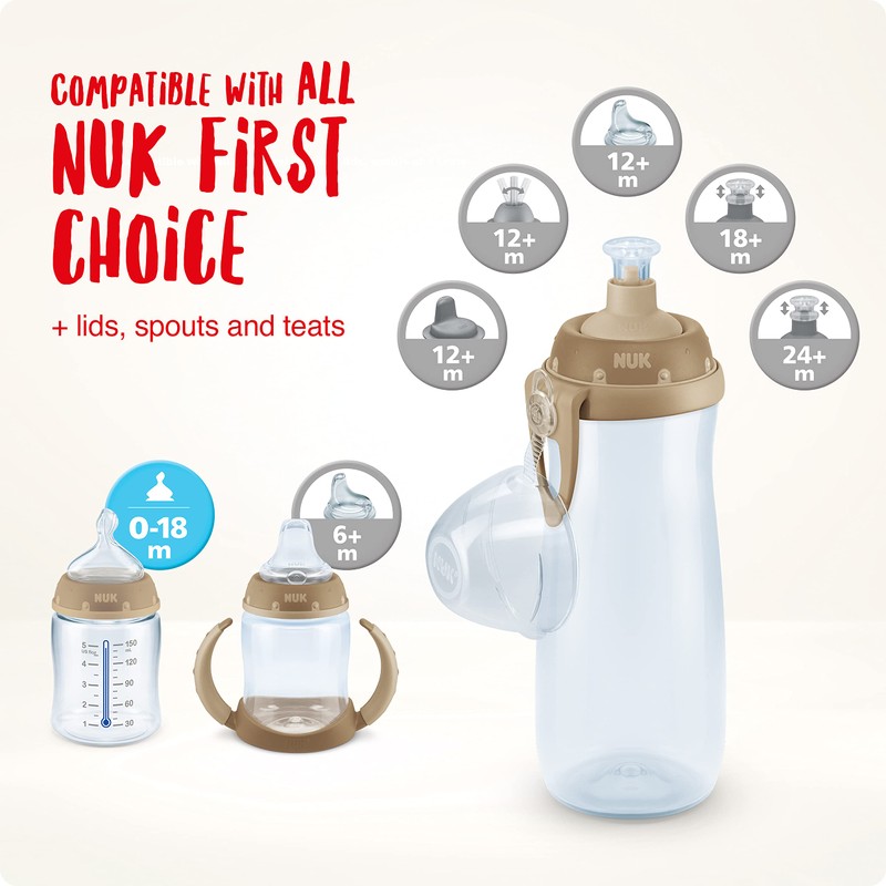 NUK Sports Cup Toddler Cup with Chameleon Effect | 24+