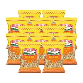 Turkey Creek - America’s Best Fried Pork Skins, offers a 12-Bag Straight Pack of its Bar-B-Q Pork Rinds. These Pork Skin Chips(Chicharrones) are packed with Bar-B-Q 12 - 2.0 oz bags.