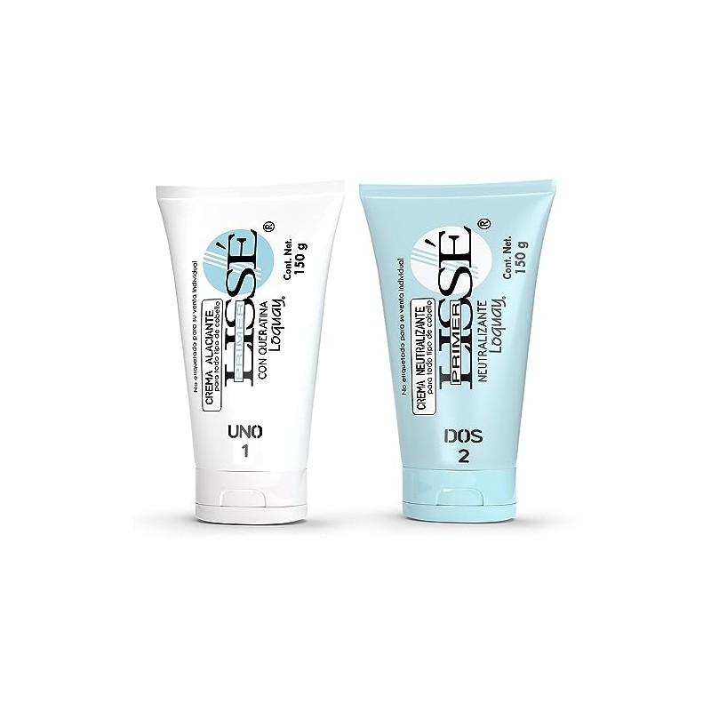 Loquay Crema Alaciado Permanente con Queratina Lisse sin Formol