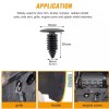 SNS 100X 8mm Bumper Clips Retainer Car Plastic Rivets Fastener