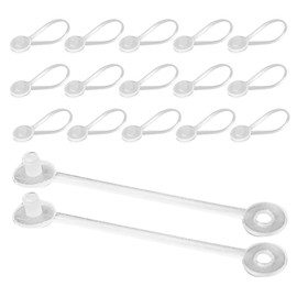 DOITOOL 150Pcs Plastic Fastener Hang Tag Snap Lock Pin Security Loop Clothing Price Tags Pins for Retail Store Clothing (3.26inch)
