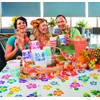 Fun Express Hibiscus Print Plastic Tablecloth (1 Piece) Luau &