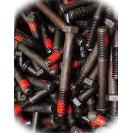 New Pack of (300) Hex Head Bolts 3/8-16 x 3-1/4 Cap Screws Grade 5 Black Locking Multi-Purpose Comprehensive Hardware Fastener Assortment Kit MoPNEM03296