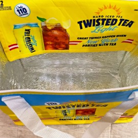 Twisted Tea Light New York Parties 12 Can Insulated Cooler Bag NEW