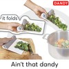 DANDY Folding Cutting Board Scraper - Multi-Purpose Bench Scraper, Dough