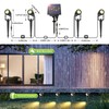 B-right Solar Spot Lights Outdoor, 8 Modes IP65 Waterproof Solar