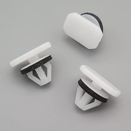 VVO Fasteners- White Plastic Side Body Moulding Strip Trim Clips for Ford Transit Connect, (Pack of 10)