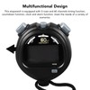 Stopwatch Timer 3 Rows and 60 Channels Larger Display Black
