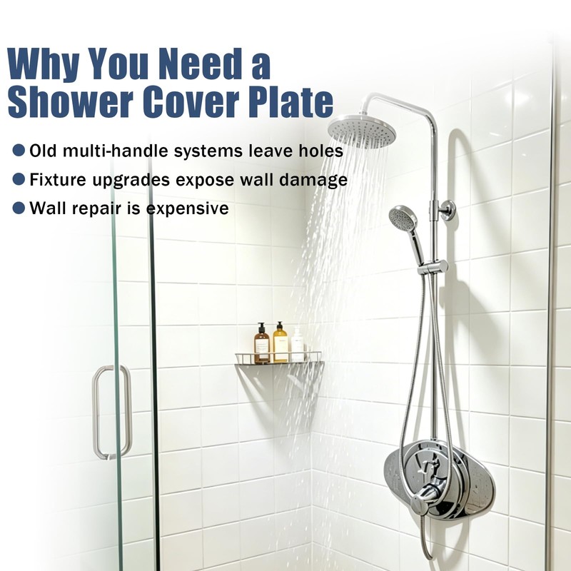 RP29827 Shower Remodel Cover Plate for Delta & Moen Shower