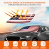 Bestview American Flag Windshield Sunshade for 2019-2024 2025 Mazda CX-30,Custom
