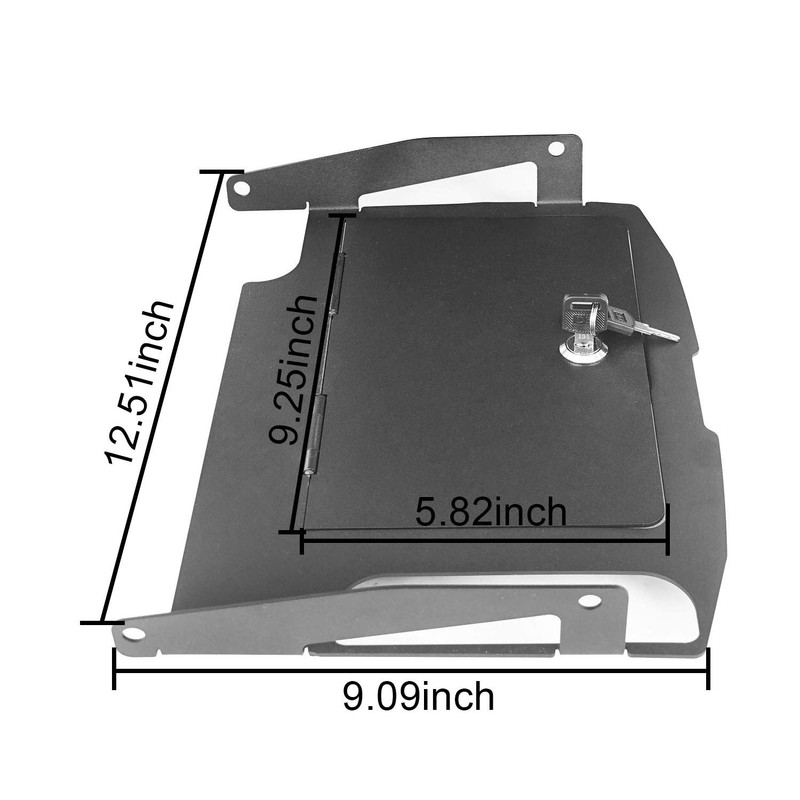 Hooke Road RAM 1500 Security Console Safe Locking Vault Box