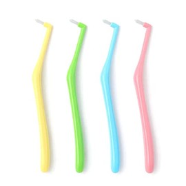 One Taft Brush for Dental Oral Care Pecure LS (Long Soft), Assortment (Set of 4)