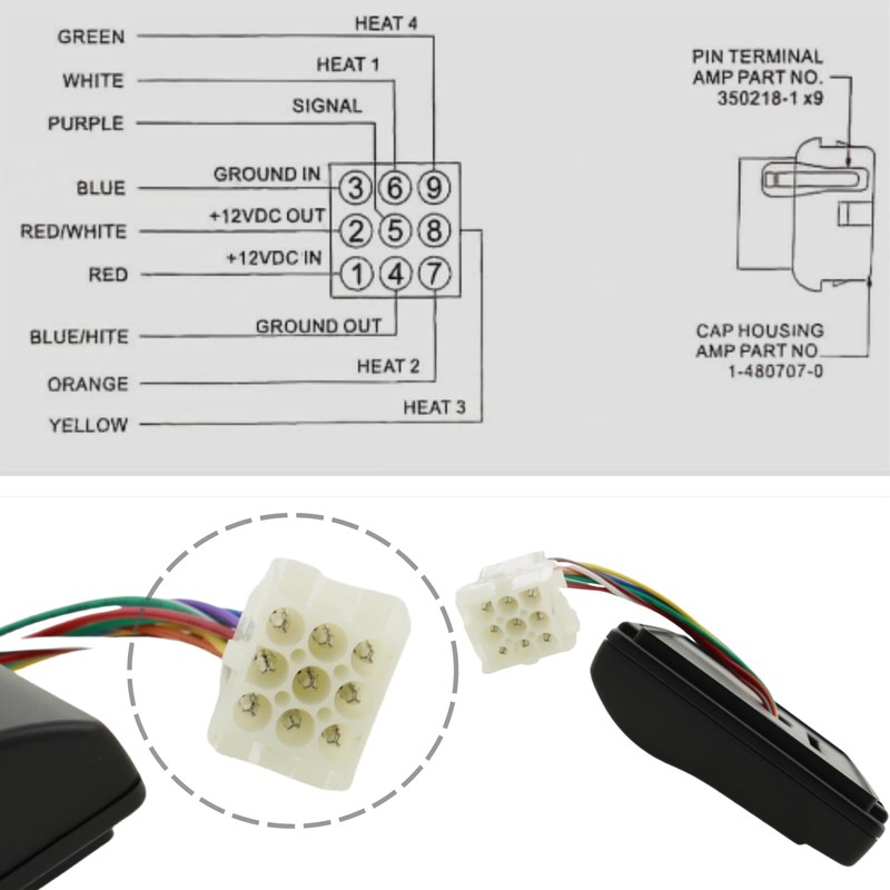 HLUCHY Digital Thermostat Replacement for Coleman 8330D3351 RV Heating Cooling
