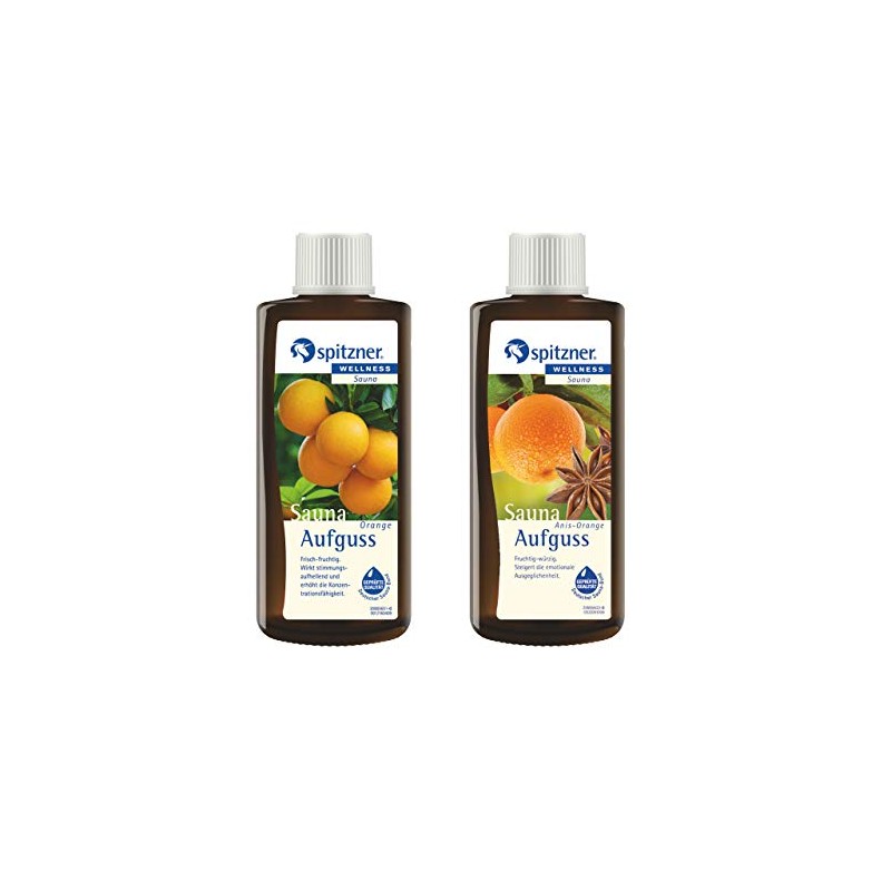 spitzner 2 Fragrances Orange and Aniseed Orange Value Pack Sauna