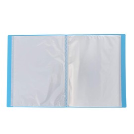 Eagle A4 Presentation Display Book 40 Clear Pockets (Blue)