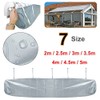 Kisbeibi Patio Awning Canopy Shelter Protective Waterproof Winter Storage Cover(size:2.5m)