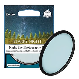 Kenko Starry Night 518007 Lens Filter to Reduce Light Pollution 82 mm for Photographing Night and Star Landscapes. Made in Japan