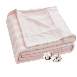 Towel Blanket, Single, 100% Cotton, Pile Cotton, Blanket, Skin, All Seasons, Sarasara, Sweat Absorbent, Moisture Absorbent, Breathable, Soft, Fluffy, Washable, Refreshing, Antibacterial,