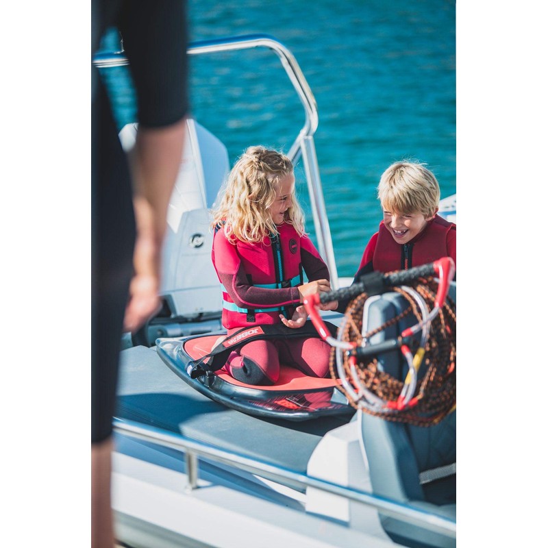 Jobe Junior Boston 3/2mm Back Zip Wetsuit - Red -