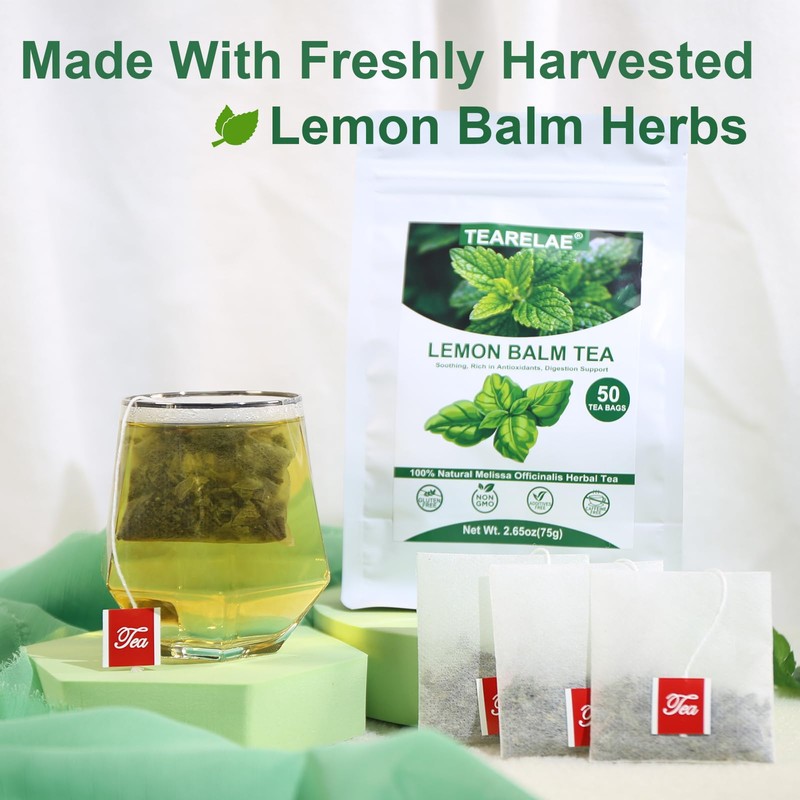 TEARELAE - Lemon Balm Tea Bag - 1.5g X 50