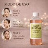 Agua De Rosas + Centella Asiática 500ml Tónico Facial Natura