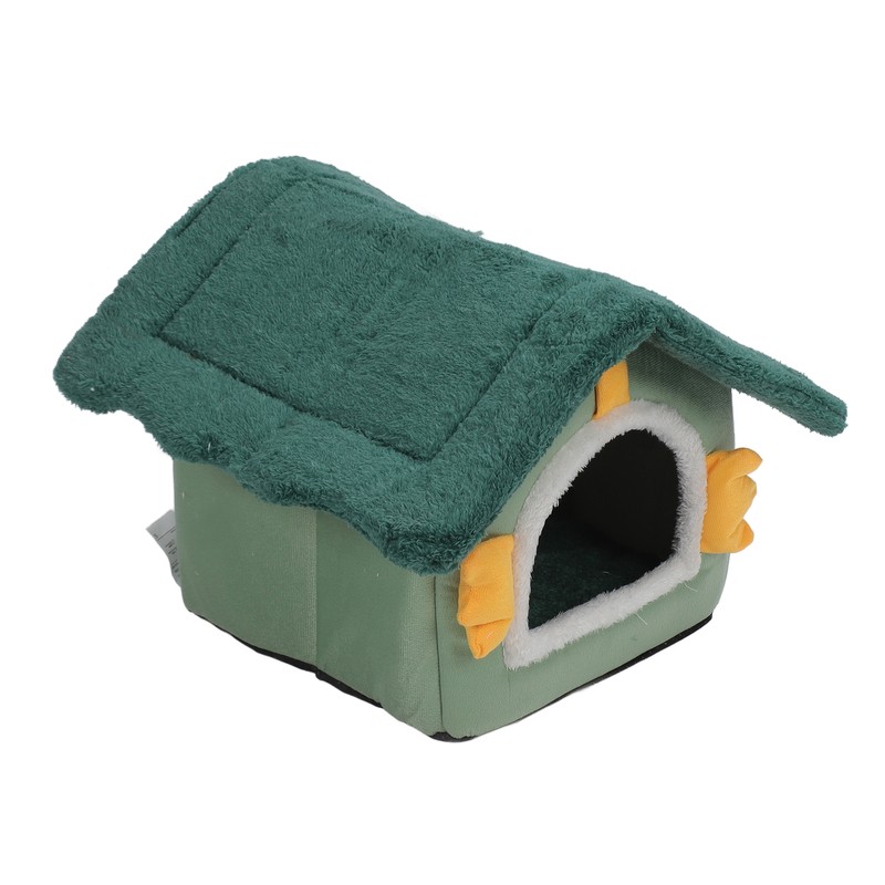 Pet Bed House Soft Warm Cat Bed Cave Detachable Cozy