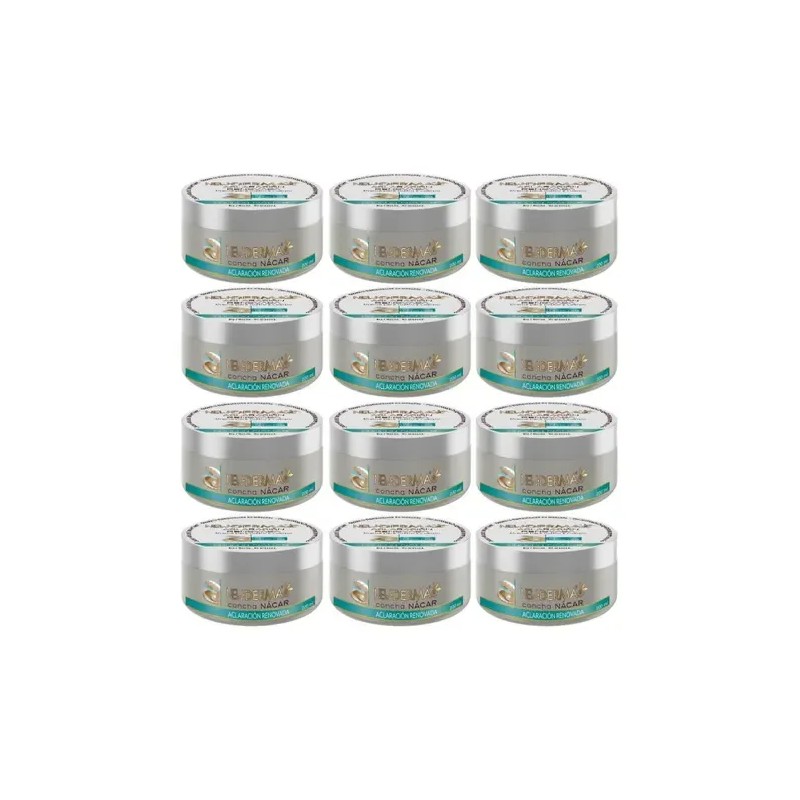12 Pz New Derma Crema Multipropositos Nacar 200 Ml Cu