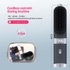 Cordless Hair Straightener Brush Portable on The go Comb for