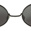 Gravity Shades Circular Frame Bridge Sunglass, Black Tint