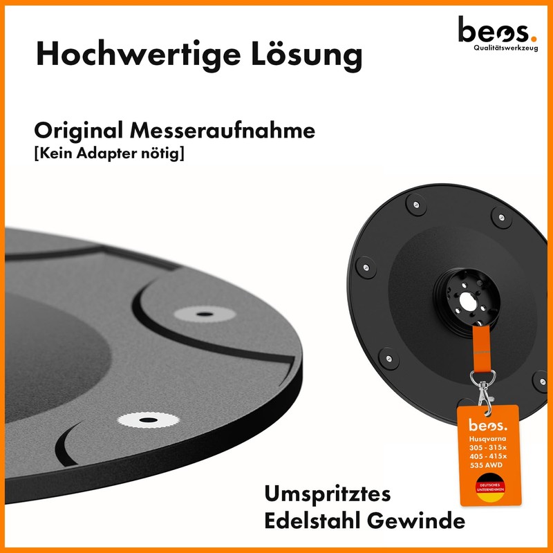 BEOS® Premium Robotic Lawnmower Tuning - Blade Plate for 7
