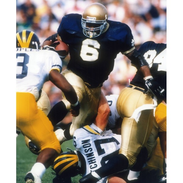 JEROME BETTIS UNIVERSITY OF NOTRE DAME FIGHTING IRISH 8X10 SPORTS