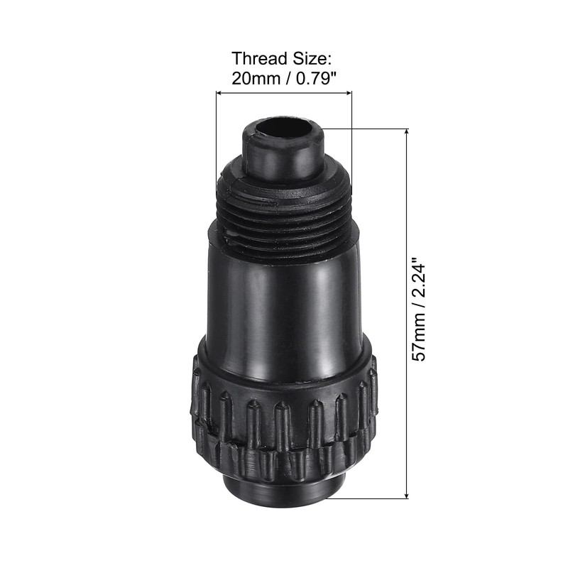 PATIKIL Air Compressor Oil Cap Plug, 20mm Replacement Oil Fill