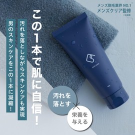 C's FACE WASH "Facial Cleansing Foam, Men's Clear Cosmetics, Salon Supervision"