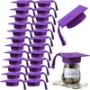 Mindsoft 24 Pcs 2026 Graduation Cap Decorations Mason Jar Lid