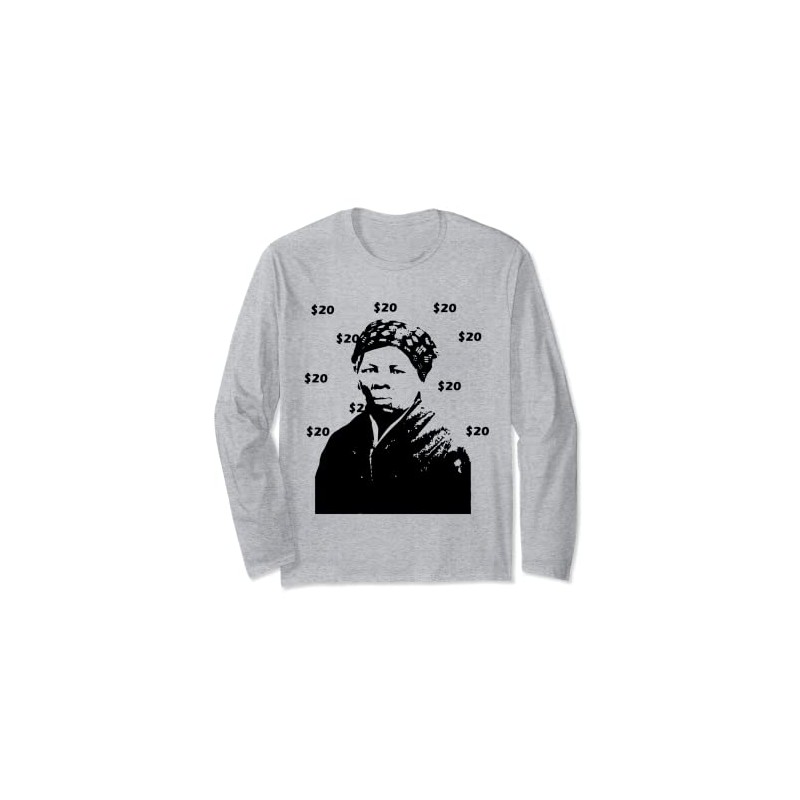 Black History Monat 20 Dollar Rechnung Langarmshirt