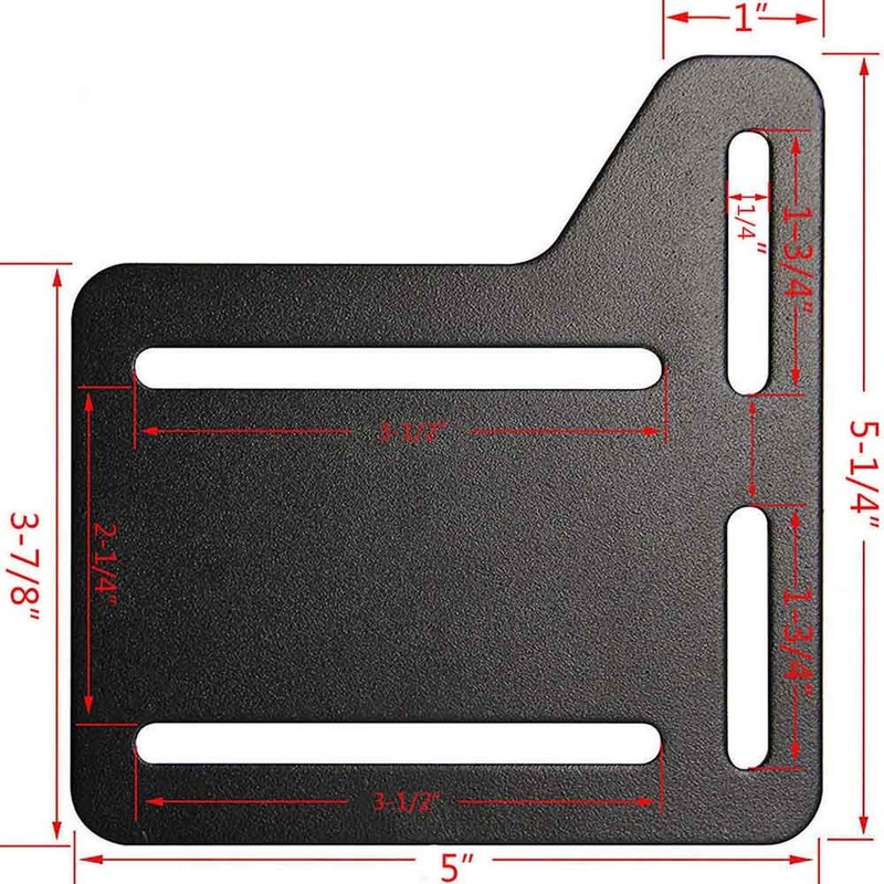 CAFORO Queen Bed Modification Plate, Headboard Attachment Bracket, Bed Frame