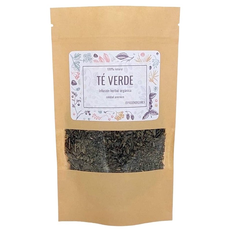 Pasión Orgánica - TE VERDE Orgánico Certificado. 100% natural Te