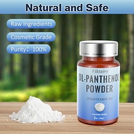 Puro Dl-Pantenol En Polvo (2Oz, 56G), Polvo De Provitamina B5 De Grado Cosmético Para El Cuidado Del Cabello, Cuidado De La Piel, Mousturizer Profundo