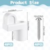 48 Pack 3/8 Inch Window Screen Clips Bulk, Screen Clip