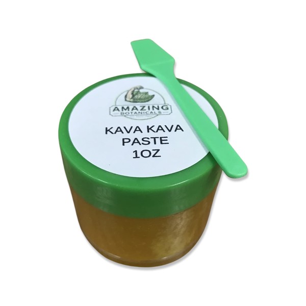Amazing Botanicals Kava Kava 80% Kavalactone Extract Paste, High Potency Extract, New and Improved Formula (1OZ / 28 Grams)