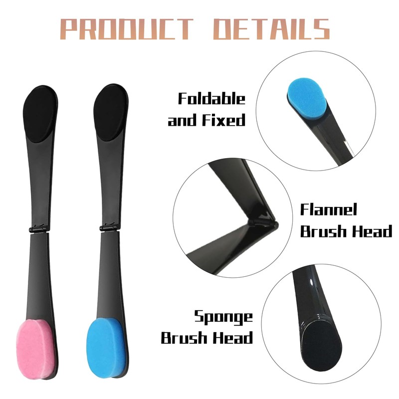 2pcs Lotion Applicator for Back,Self Tanning Back Applicator, Foldable Body