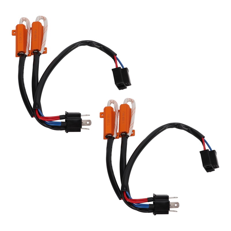 2pcs H4 50W 8Ω LED Resistor Error Free LED Lights