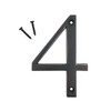 Aged Bronze 4" House Address Number (4)