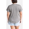 Madewell Women's Whisper Cotton Rib Crewneck Tee, Heather Iron, Grey,
