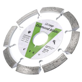 LitOrange 110 mm Diamond Crack Chaser Blades for Routing and Repairing Cracks in Concrete and Asphalt - 8 mm Width with a 22.23 mm Non-Threaded Arbor