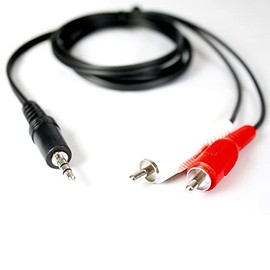 AV Link 3.5mm Stereo Jack - 2x Male RCA Phono 1.2m