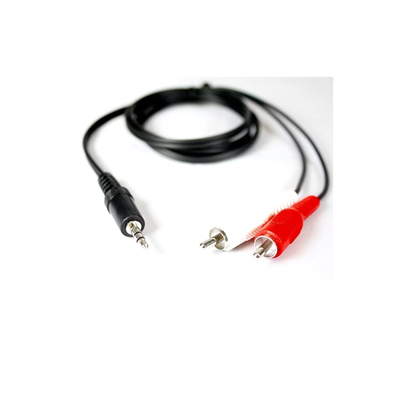 AV Link 3.5mm Stereo Jack - 2x Male RCA Phono