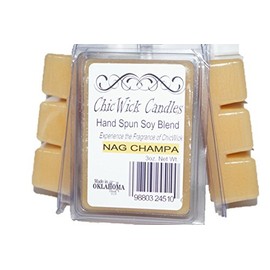 ChicWick Candles 3Pack Nag Champa Soy Blend Wax Melts 9oz 18 Wax Cubes Wax Tarts Wax Chunks, 100 Plus Hours of Quality Fragrance