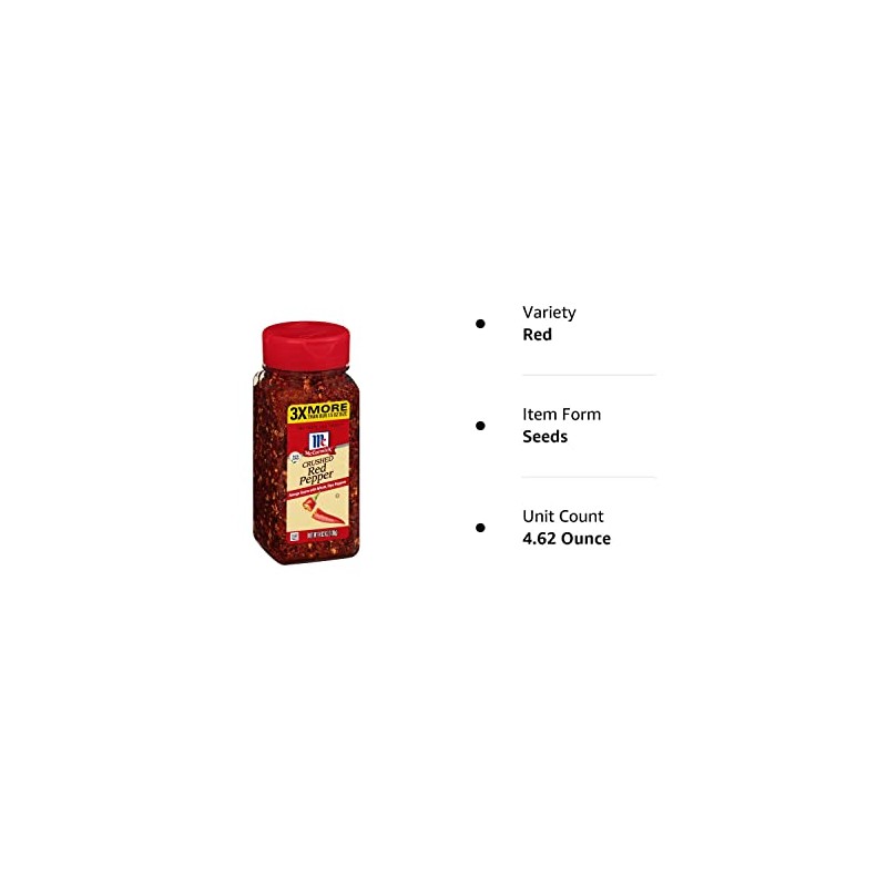 McCormick McCormick Crushed Red Pepper, 4.62 oz