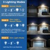 AUDERWIN Solar Flood Lights Outdoor 5000Lm, Solar Motion Sensor Lights